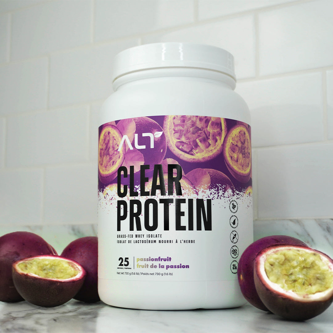 Passionfruit with Alt clear whey protein