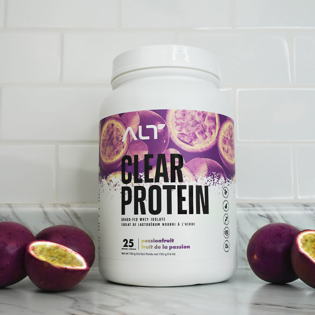 Passionfruit with Alt clear whey protein