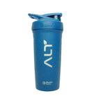 blue alt branded shaker cup