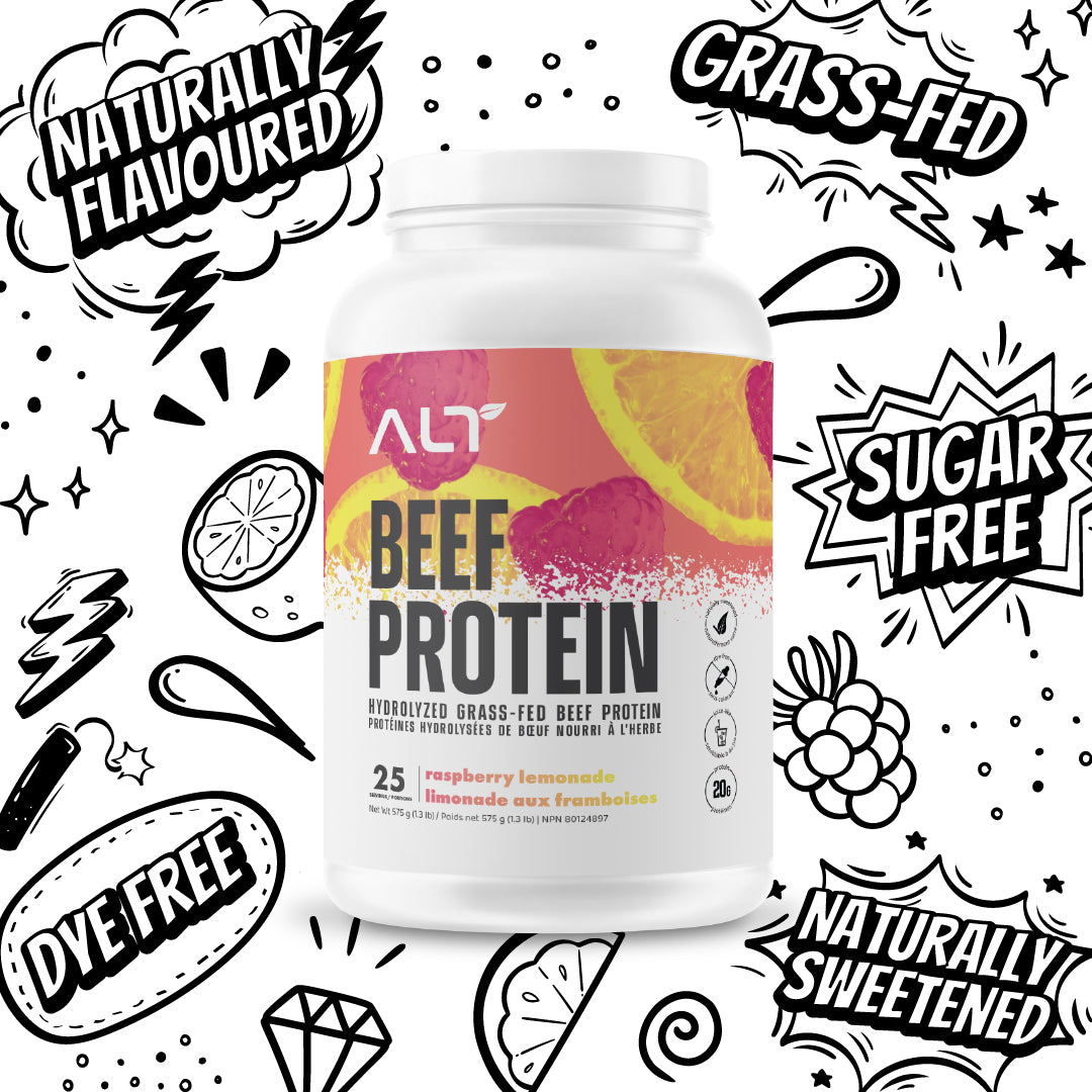 Grass-fed Beef Protein Isolate Raspberry Lemonade – choosealt