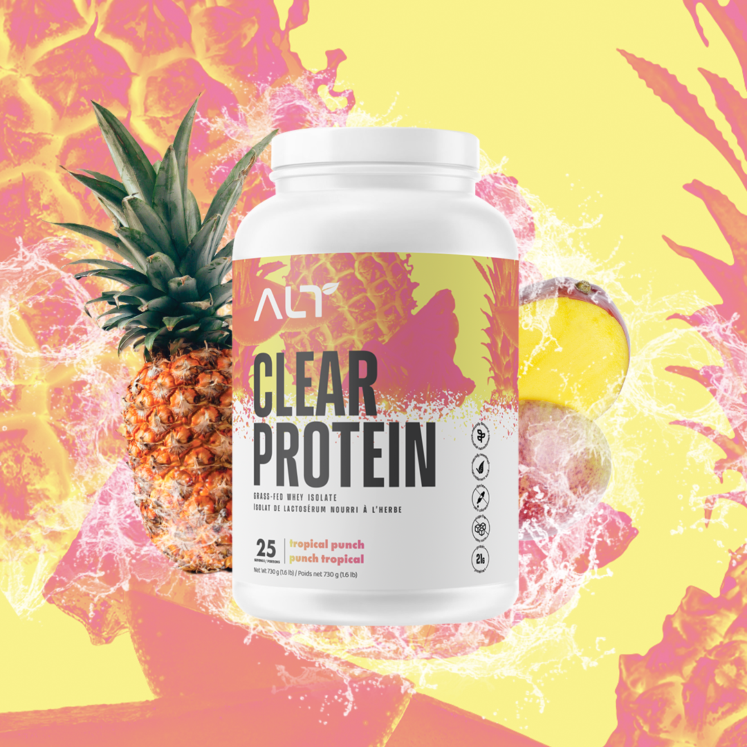 Clear Protein Grass-Fed Whey Isolate (25 SERVINGS) Tropical Punch –  choosealt