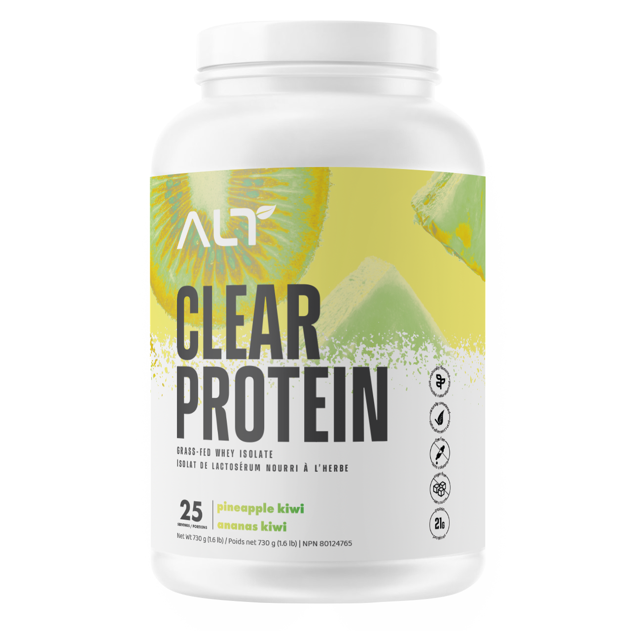Clear Protein Grass-Fed Whey Isolate (25 SERVINGS) Pineapple Kiwi
