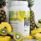 Pineapple Kiwi Clear Whey with pineapples