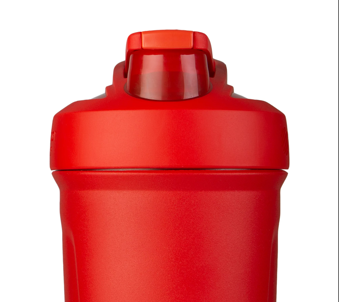 Red shaker cup top